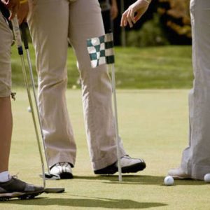 Eighteen Hole Round Of Golf For Three People